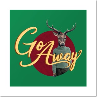 Go Away Deer WPH MEDIA Posters and Art